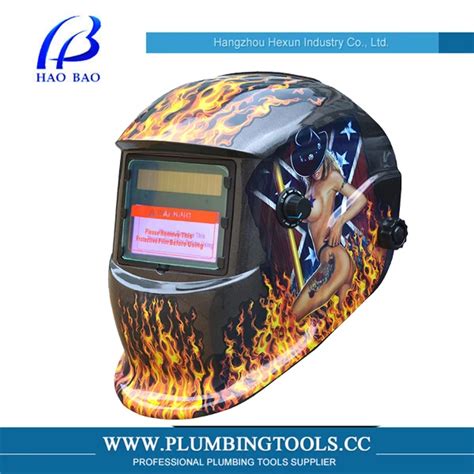 Hx Tn08 01 Sex Stripper Printed Solar Welding Helmet Automatic Welding Mask 2 Sensor