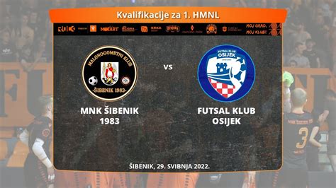 MNK Šibenik 1983 Futsal klub Osijek Kvalifikacije za 1 HMNL YouTube