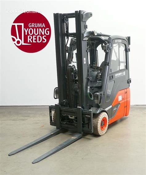 LINDE E 16 EVO 386 02 Three Wheel Forklift For Sale Germany Friedberg