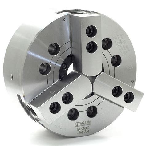 Turning Power Chuck Jaw With Jaws Through Hole Ritm Industry