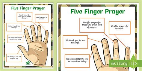 Ten Finger Prayer