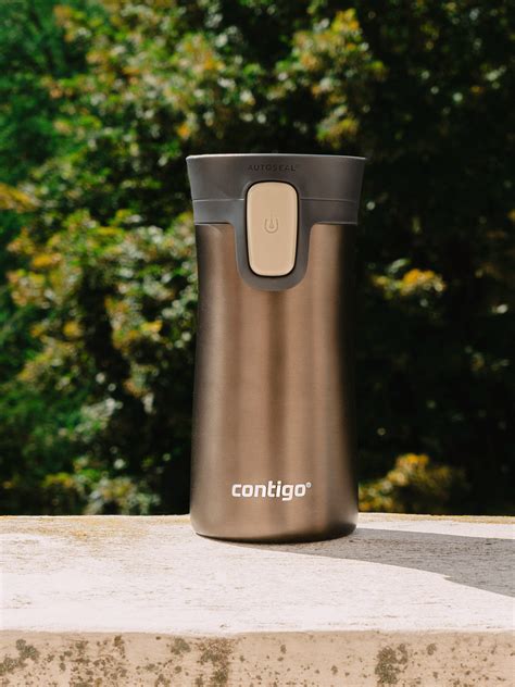 Thermal Mug Contigo Pinnacle Ml Latte Brown Thermal Mug Colours