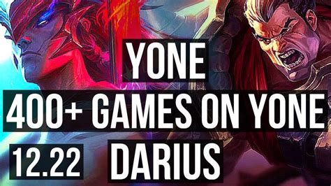 Yone Vs Darius Top Games Kr Master Youtube