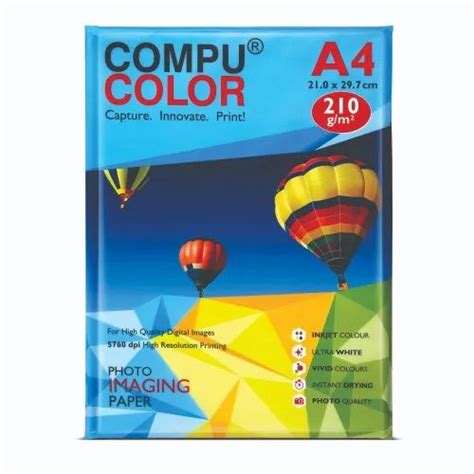 Compu Color Gsm A Cast Coated Glossy Photo Paper Packaging Size