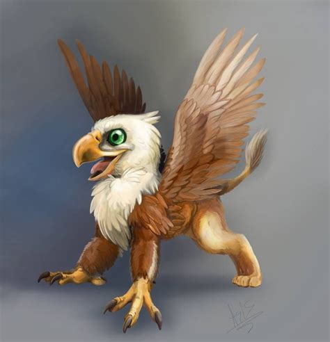 Baby Griffin By Dragonasis On Deviantart Рисунки Мифические существа