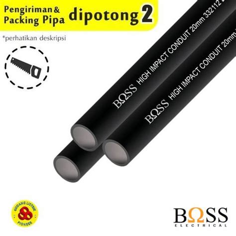 Jual Boss Pipa Conduit Mm Hitam Pipa Listrik Mm Pipa Kabel Pvc