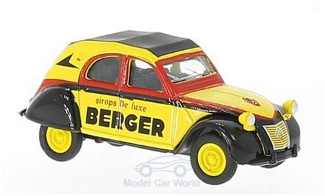 Coche Miniatura Citroen 2CV 1 64 Norev AZLP Amarillo Negro Cycliste F