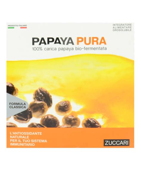 Papaya Pura Di Zuccari Bustine Da G