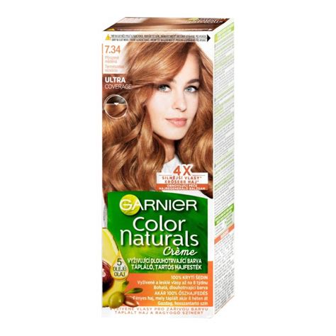 Garnier Color Naturals Crème Trwała farba do włosów 7 34 Natural