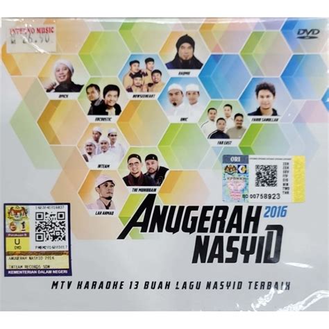 Anugerah Nasyid 2016 13 Buah Lagu Nasyid Terbaik DVD Shopee Malaysia