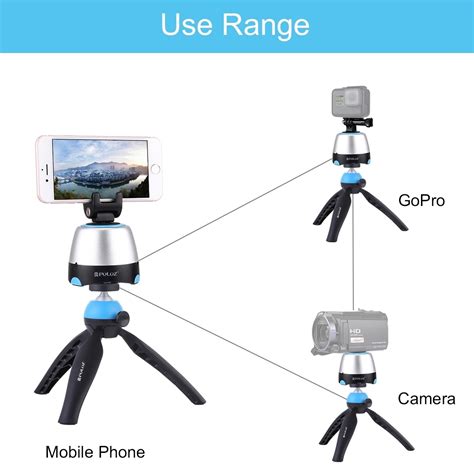 Sunsky Puluz Electronic Degree Rotation Panoramic Head Tripod