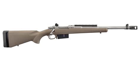 Ruger Scout 450 Bushmaster Bolt Action Rifle With Flat Dark Earth Stock Vance Outdoors