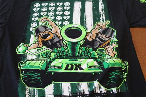 Dx Army Worlds Biggest Member Tank Wwe Wrestling Black T Shirt Size Xl