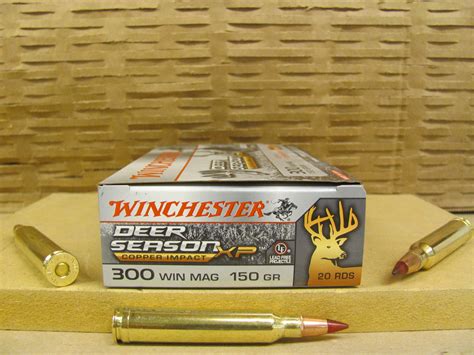 20 Round Box 300 Win Mag 150 Grain Copper Extreme Point Winchester Xp