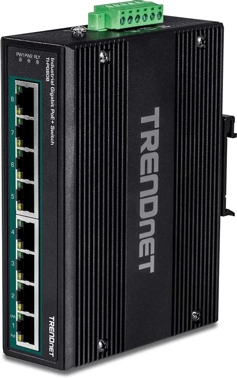 Amazon TRENDnet 8 Port Hardened Industrial Unmanaged Gigabit 10