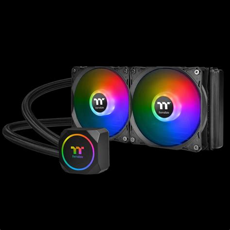 Jual Thermaltake TH240 Black ARGB Sync AIO Liquid Cooler Watercooling