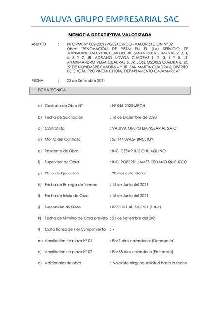 Informe De Residente Setiembre Modificado X Superv Marco Delgado Udocz