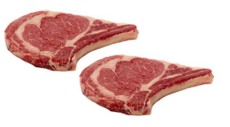 Beef Choice Bone In Ribeye Steak Value Pack 2 3 Steaks Per Pack 1 Lb