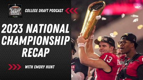 2023 College Football National Championship Recap - YouTube