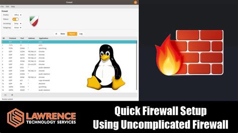 Quick Basic Firewall Setup With Uncomplicated Firewall And A Graphical