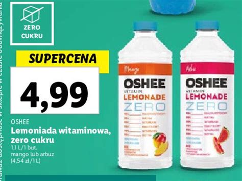 Lemoniada Mango Oshee Vitamin Lemonade Zero Cena Promocje Opinie