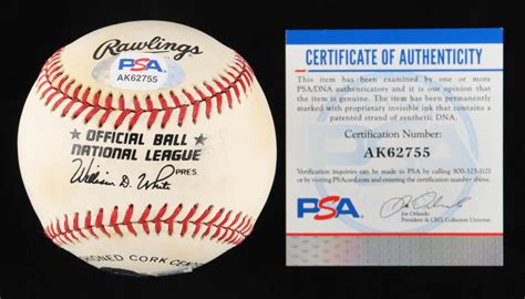 Wilmer Vinegar Bend Mizell Signed Onl Baseball Psa Beckett