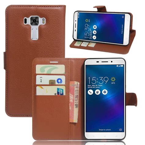 Original Pu Leather Wallet Case For Asus Zenfone Laser Zc Kl Phone