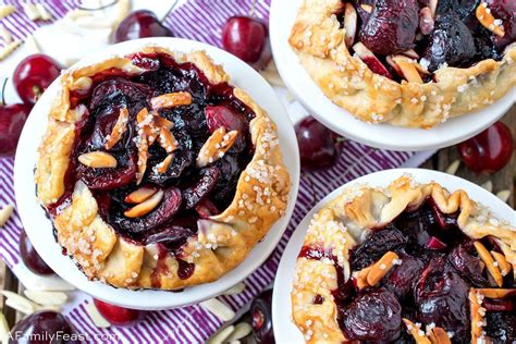 These Pretty Mini Cherry Almond Galettes Are The Perfect Easy Dessert