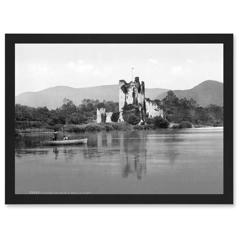 Vintage Photo Ross Castle Killarney Kerry Scenic Ireland Artwork Framed