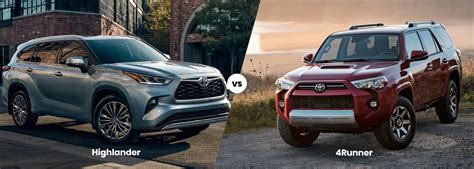 2021 Toyota Highlander Vs Toyota 4runner Price Mpg Dimensions Suvs