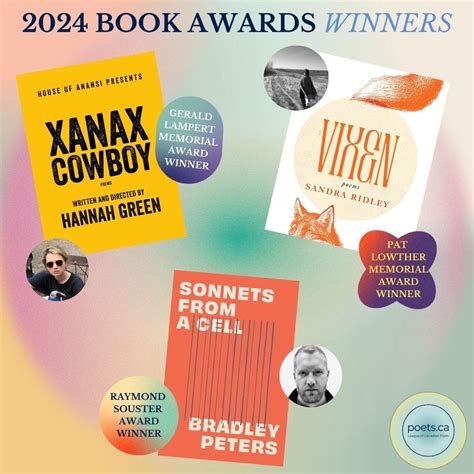 2024 LCP Book Awards: Winners - League of Canadian Poets