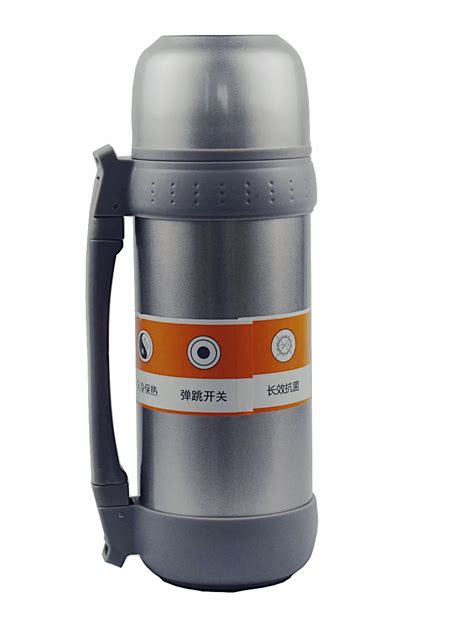 Termo 1 5L Acero Inoxidable Aislado Thermos Botella De Bebida Deportiva