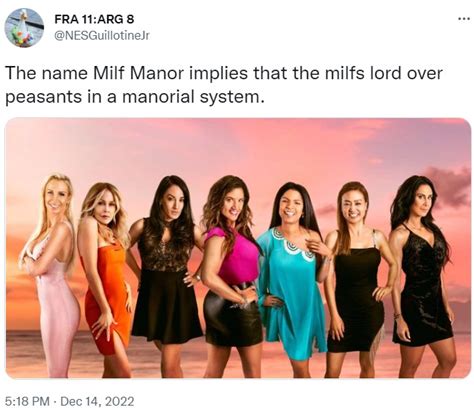 The Name Milf Manor Implies That The Milfs Lord Over Peasants In A