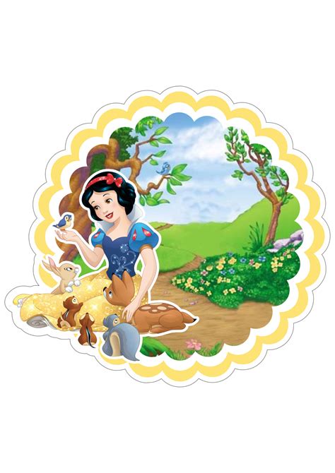 Branca de neve e os sete anões adesivo tag sticker logomarca decoração