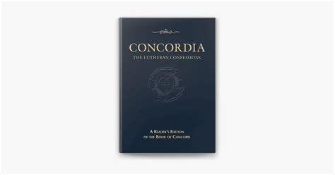 ‎concordia The Lutheran Confessions On Apple Books