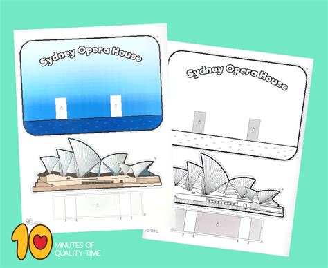 Sydney Opera House 3d Craft 10 Minutes Of Quality Time