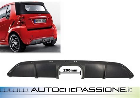 Spoiler Sottoparaurti Posteriore Smart Fortwo Restyling Cod Rdsm