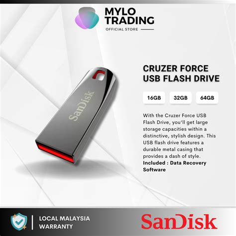 Sandisk Cruzer Force Cz Usb Flash Drive Gb Gb Gb