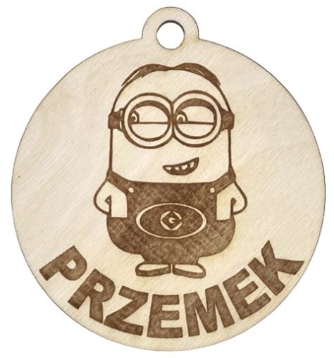 Drewniana Zawieszka Dla Dziecka Minionki Gru Bajka Na Gwiazdk Upominek