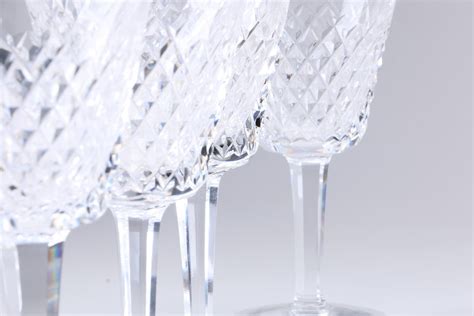 Waterford Crystal Alana Claret Wine Glasses Ebth