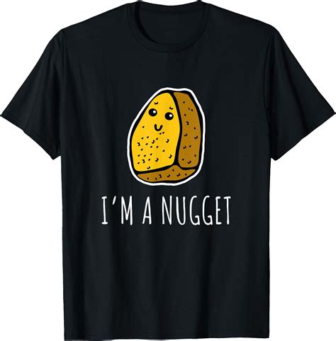 I M A Nugget Shirt Chicken Nuggets T Shirt Icy Grey Color Size 5XL