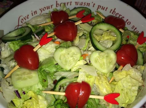 valentine salad | Valentine salad, Food, Chicken