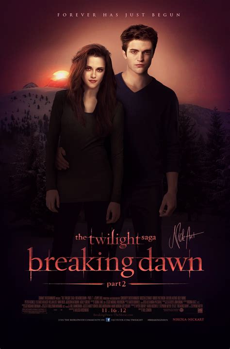 Breaking Dawn Part 2 Poster - Breaking Dawn Fan Art (27493430) - Fanpop