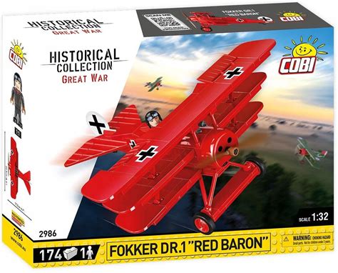 Cobi Niemiecki Samolot Fokker Dr Red Baron Ceny I Opinie