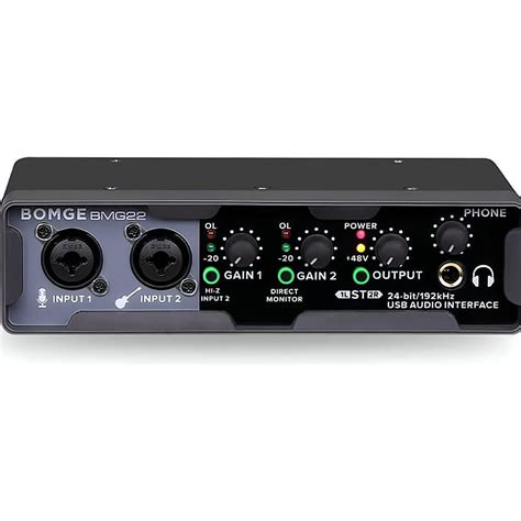 USB Audio Interface(24 Bit/192 Khz) with Xlr,Phantom Power — SJMUSICGROUP