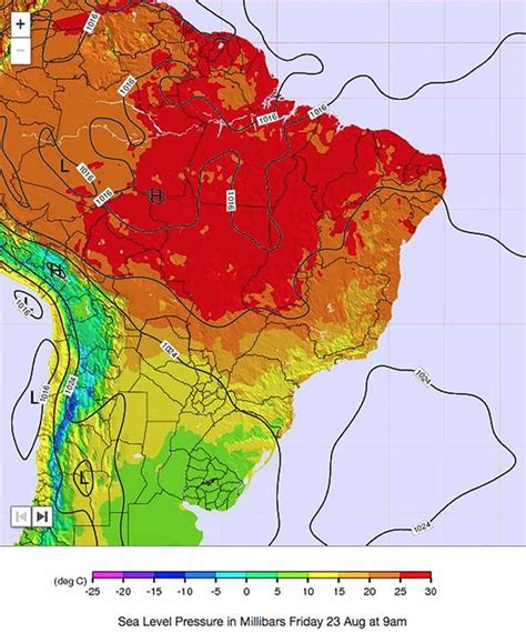 Amazon Rainforest Climate Map