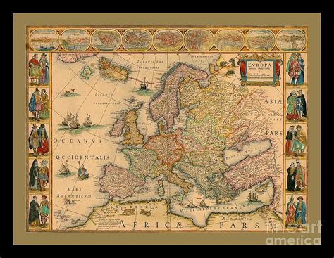 Old World Map Europe Grayce Gerhardine