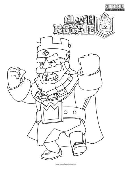 Clash Royale Coloring Page Super Fun Coloring