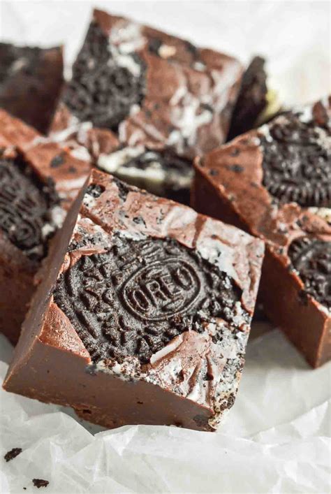 Easy Oreo Microwave Fudge Wonkywonderful