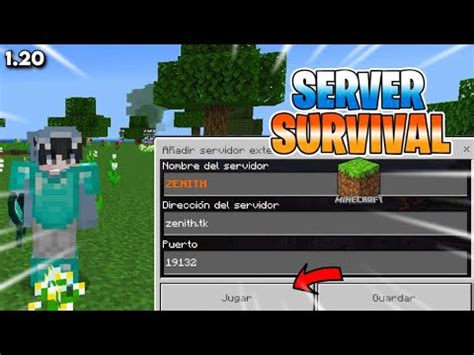 Nuevo Servidor Survival Para Minecraft Pe New Survival Server